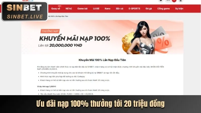 Hình ảnh giới hạn tiền gửi và cược tại iwin456 nhà cái